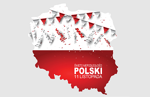 bialo czerwona mapa Polski