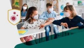 dzieci w szkole w czasie pandemii